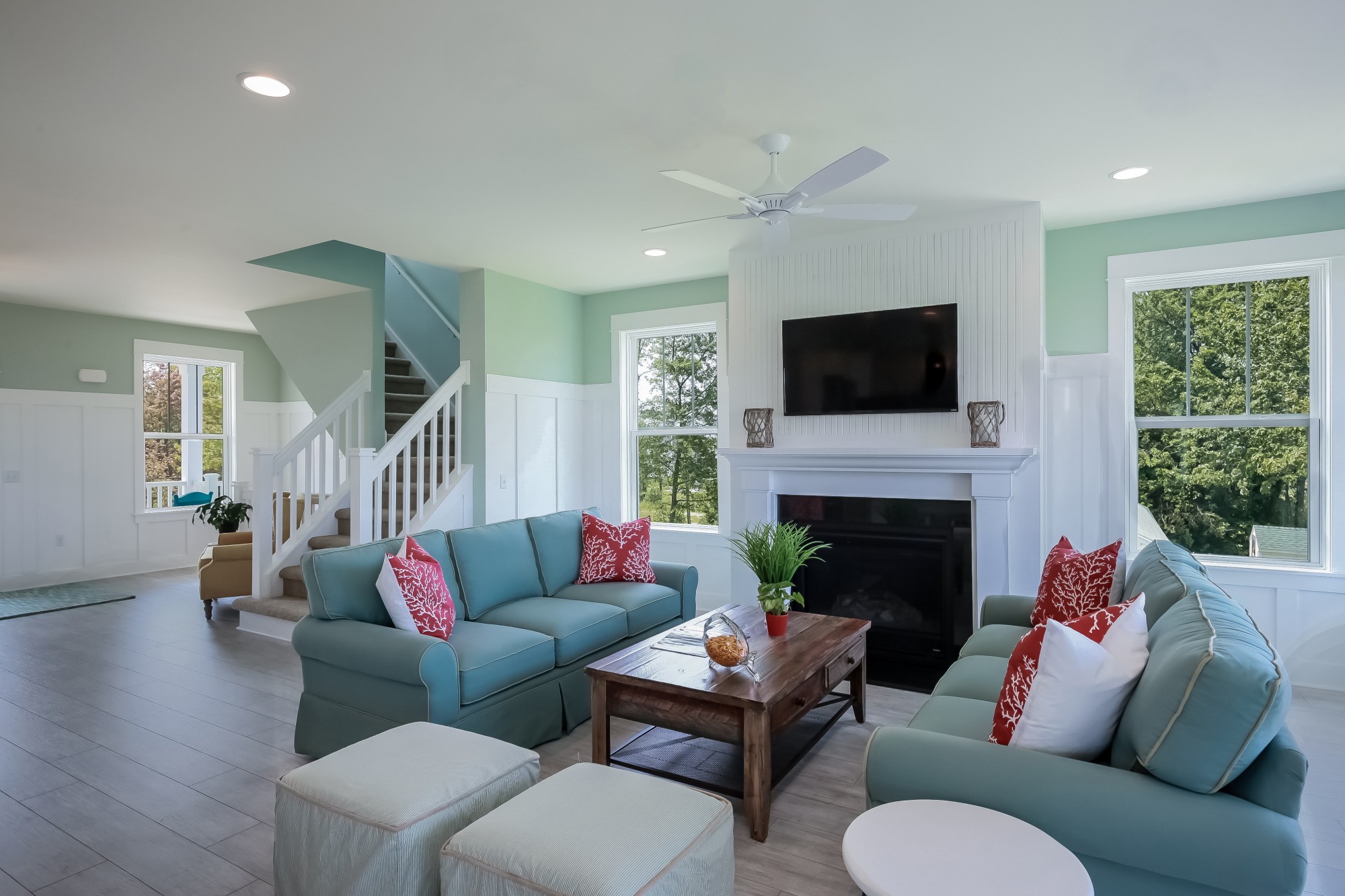 clean livingroom in home