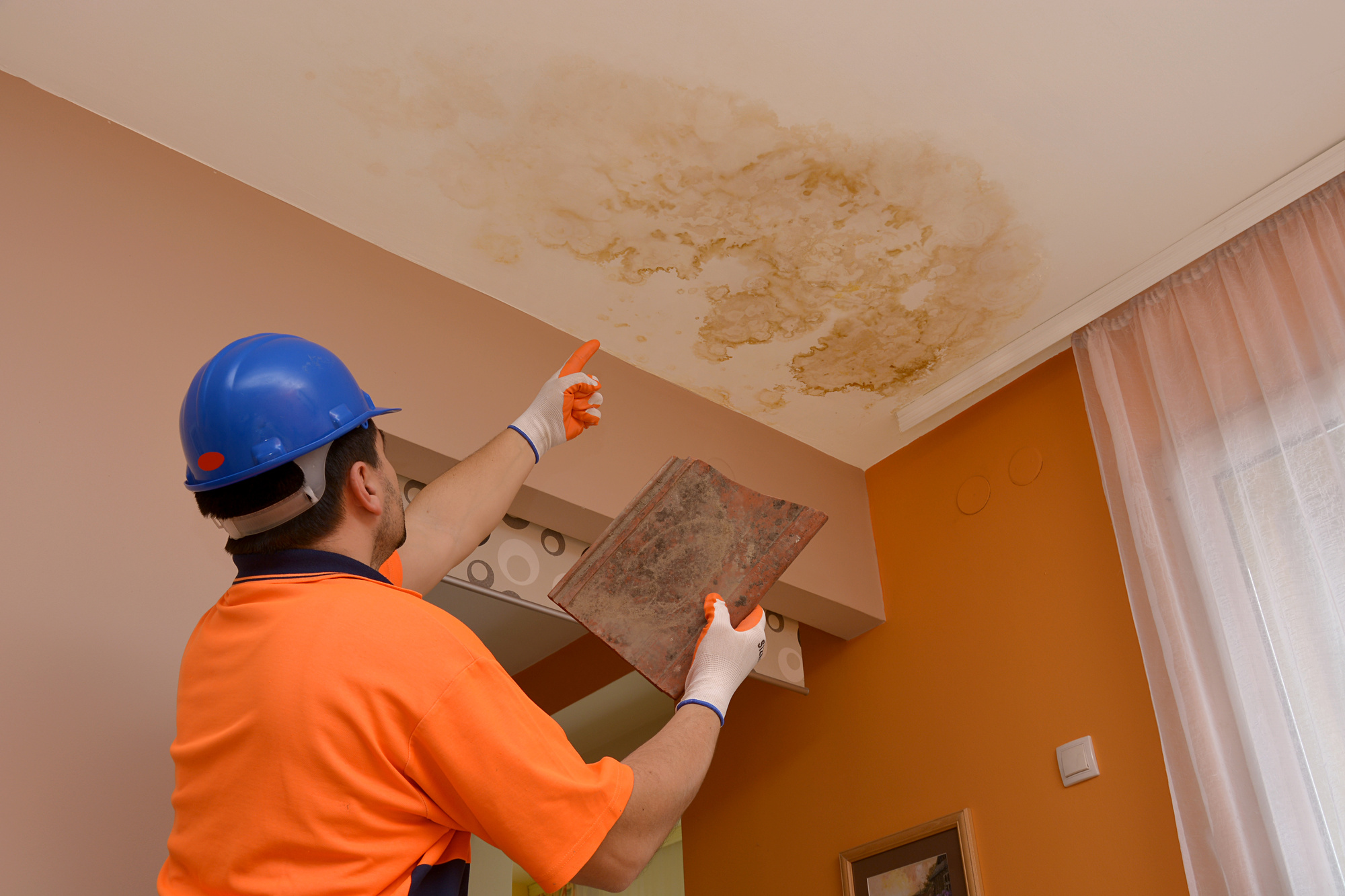 Ceiling With Water Damage