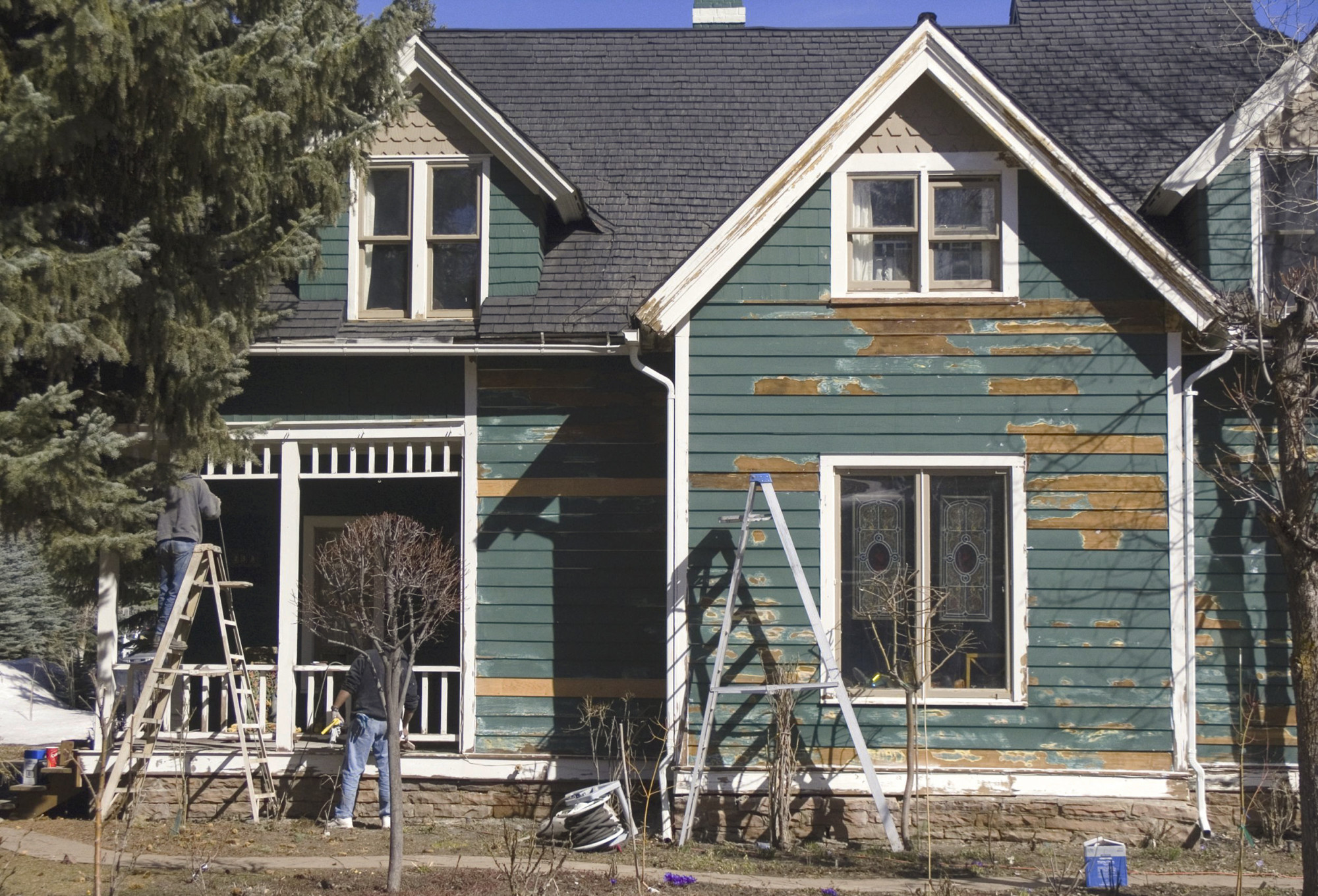 Damaged House Exterior